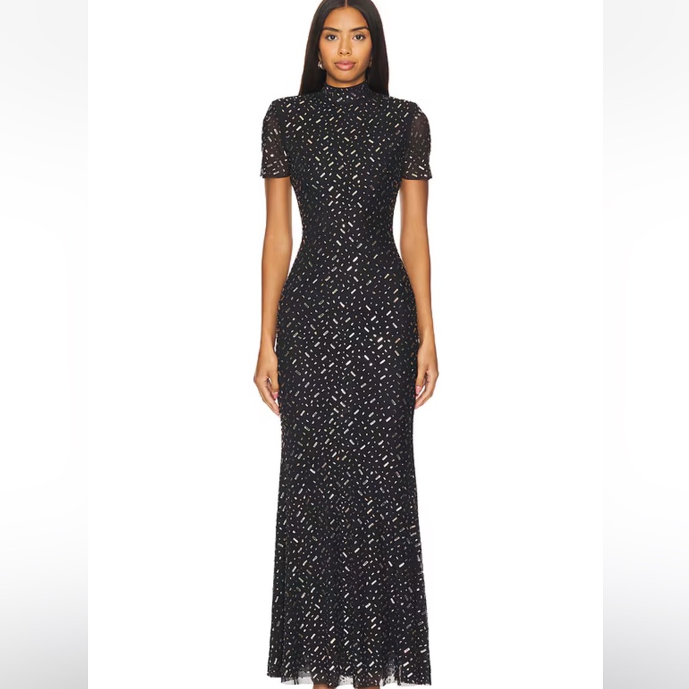 SELF PORTRAIT RHINESTONE GOWN
